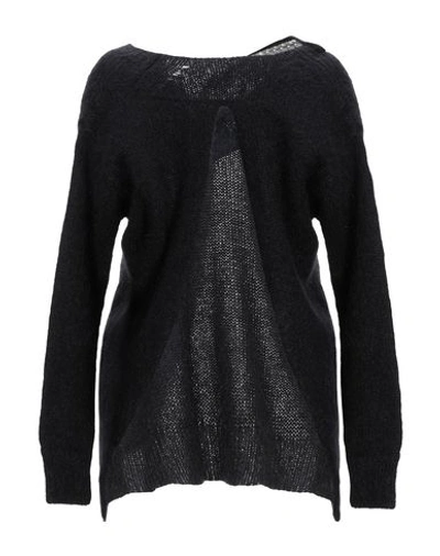 Shop Christopher Kane Woman Sweater Black Size S Mohair Wool, Polyamide, Wool