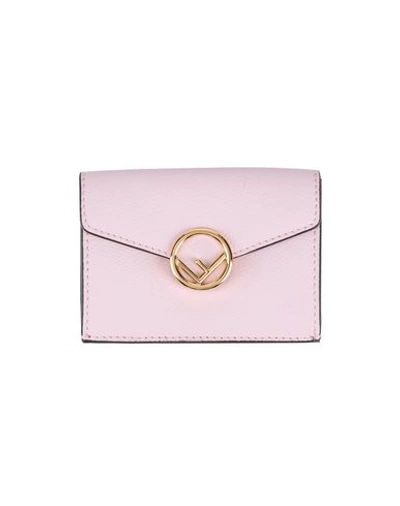 Shop Fendi Wallet In Pink