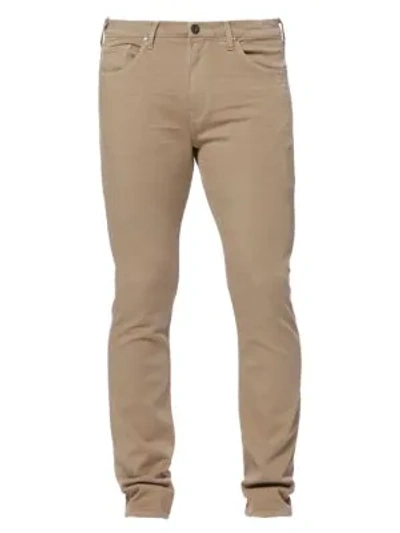 Shop Paige Jeans Federal Slim Straight Jeans In Golden Elm