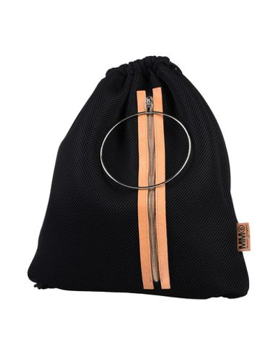 Shop Mm6 Maison Margiela Backpacks In Black