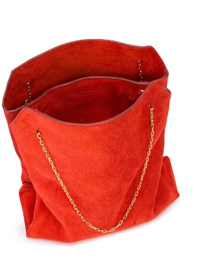 Shop The Row Small Lunch Bag Ruby Red