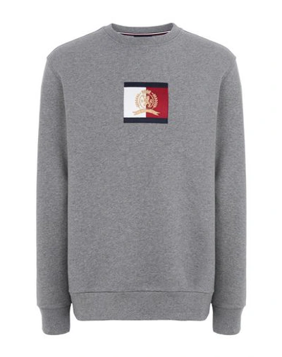 Shop Tommy Hilfiger Sweatshirt In Grey