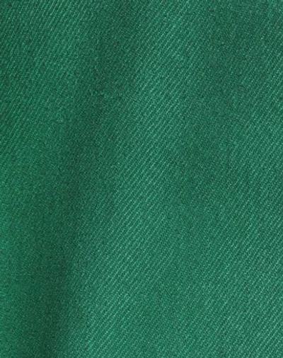 Shop Dolce & Gabbana Man Jeans Green Size 30 Cotton, Bovine Leather