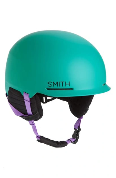 Shop Smith Scout Snow Helmet With Mips - Green In Matte Jade Green