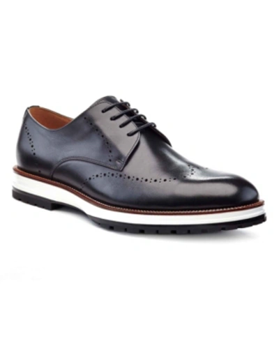 Shop Ike Behar Men's Callum Oxfords Men's Shoes In Black