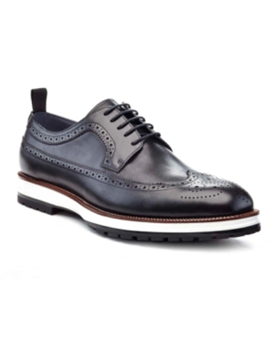 Shop Ike Behar Men's Louis Oxfords Men's Shoes In Black