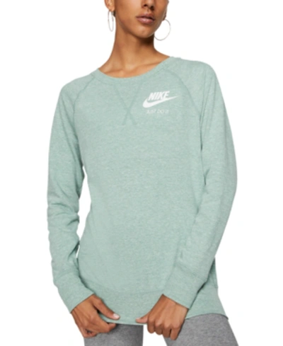 Vuggeviser Overholdelse af Har det dårligt Nike Women's Sportswear Gym Vintage Crew Sweatshirt In Silver Pine |  ModeSens