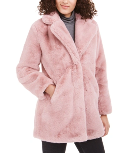 Shop Apparis Eloise Faux-fur Coat, Created For Macy's In Mauve