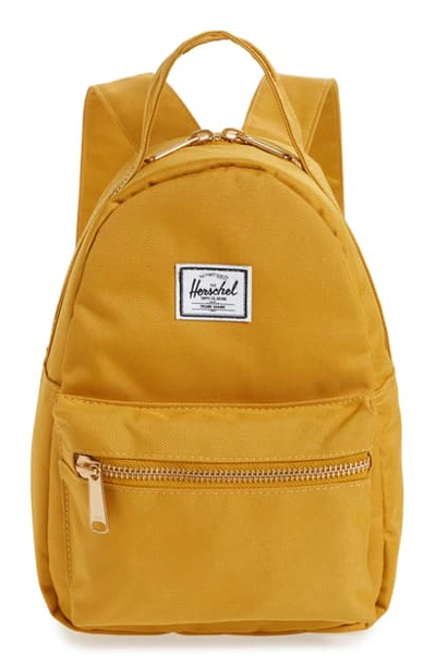 Shop Herschel Supply Co Mini Nova Backpack - Yellow In Arrowwood