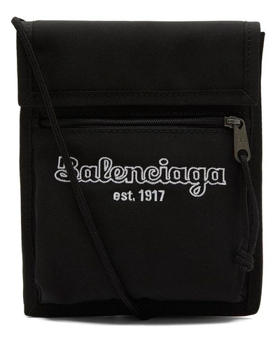 Shop Balenciaga Explorer Pouch In Black