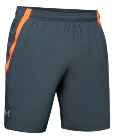 Shop Under Armour Men's Launch Stretch Woven 7" Shorts In Wire/beta