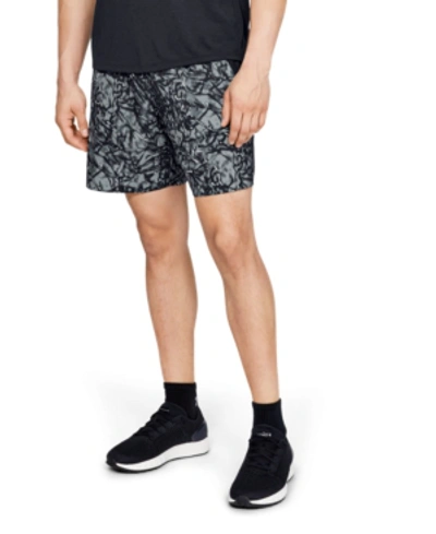 Shop Under Armour Men's Printed 7" Shorts In Black