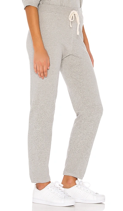 Shop Amo Cropped Sweatpant In Gray. In Heather Grey