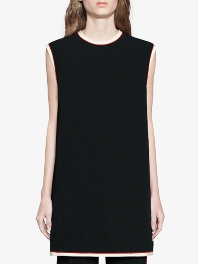 Shop Gucci Long Tunic Top In Black