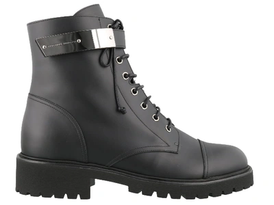 Shop Giuseppe Zanotti Kommando Boots In Black