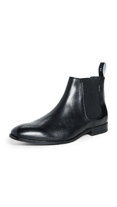 Shop Ps By Paul Smith Gerald Chelsea Boots In Black