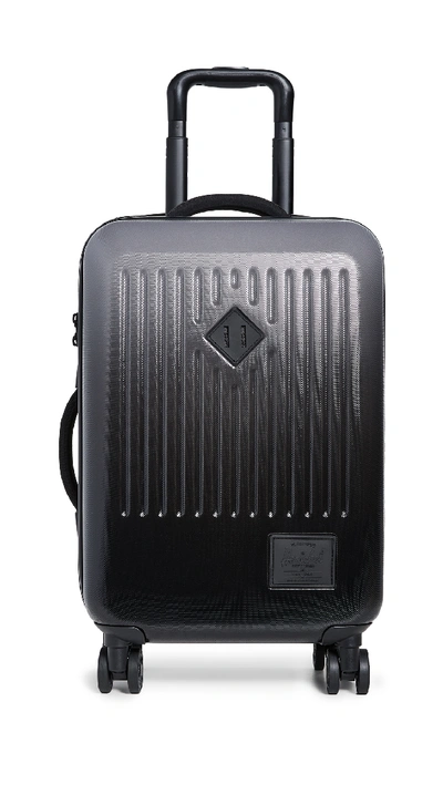Shop Herschel Supply Co Trade Small Suitcase In Quiet Shade/black Gradient