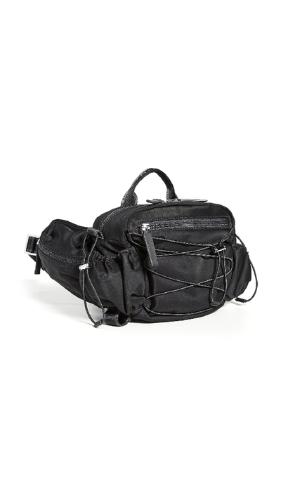 Shop Hugo Boss Meridian Waist Bag In Black