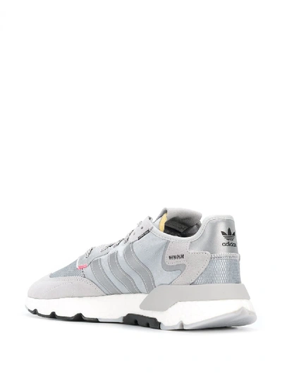 Shop Adidas Originals Nite Jogger Sneaker In Silver