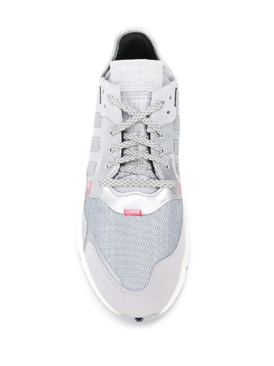 Shop Adidas Originals Nite Jogger Sneaker In Silver