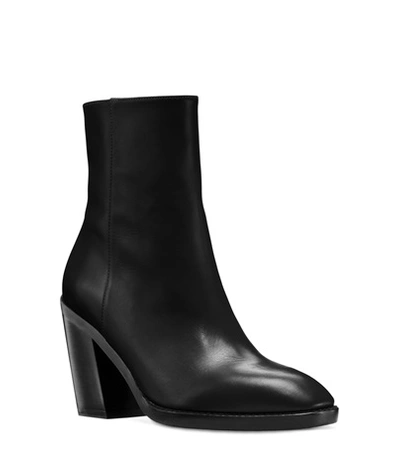 Shop Stuart Weitzman Wynter In Black Leather