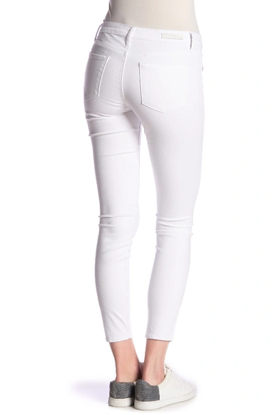 Shop Articles Of Society Sarah Solid Skinny Jeans In Clear Wht