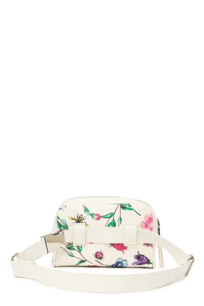 Shop Betsey Johnson Floral Print Belt Bag In White Flor