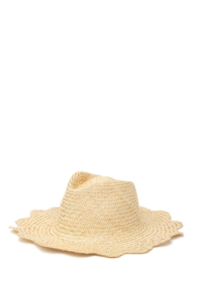 Shop Brixton Blakely Woven Straw Fedora In Lttan