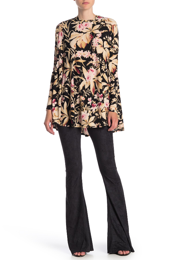 faux suede bell bottoms