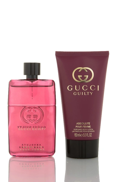 Shop Gucci Guilty Absolute Eau De Parfum 2-piece Gift Set