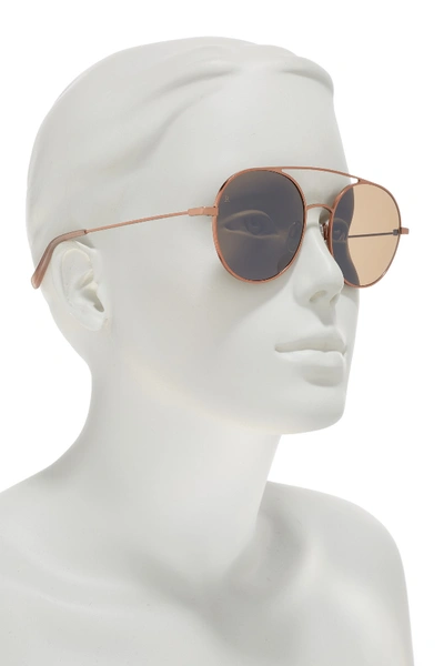 Shop Raen Scripps 55mm Rounded Aviator Sunglasses In S143
