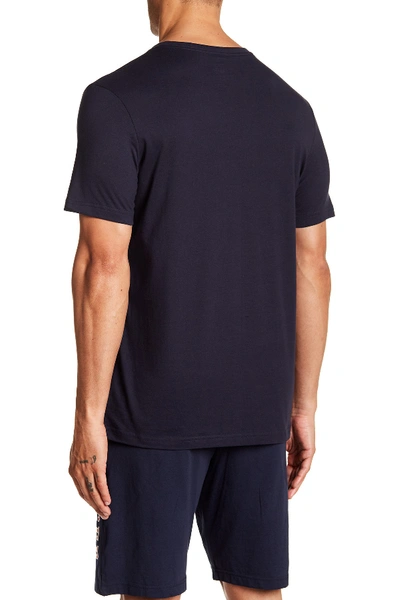 Shop Tommy Hilfiger Crew Neck Lounge T-shirt In Navy