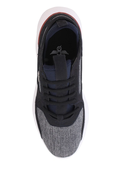 Shop Creative Recreation Carrara Mixed Media Sneaker In Navy