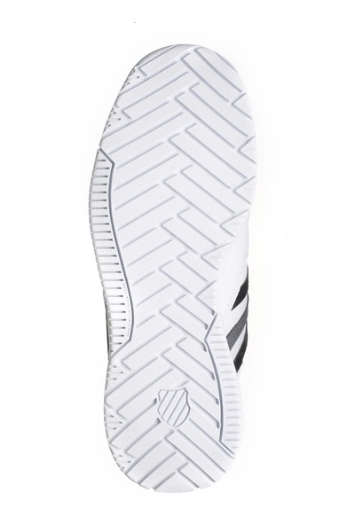Shop K-swiss Baxter Sneaker In White/black/charcoal