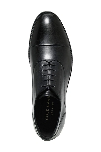 Shop Cole Haan Harrison Grand Cap Toe Oxford In Black/blac