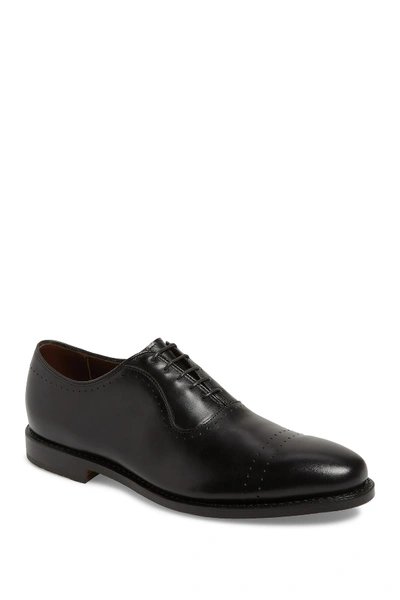 Shop Allen Edmonds Arlington Cap Toe Oxford In Black