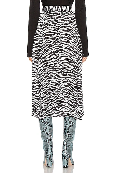 Shop Andamane Becky Midi Skirt In Zebra