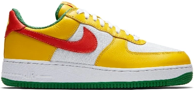 Nike air force one yellow zest orange flash true clearance white