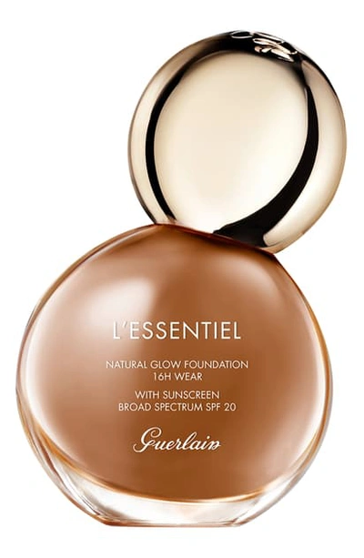 Shop Guerlain L'essentiel Natural 16-hour Wear Foundation Spf 20 - 55n Deep