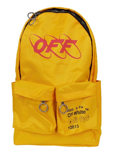 Shop Off-white Industrial Y013 Backpack In Yellow Red