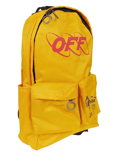 OFF-WHITE Industrial Y013 Backpack Yellow Red