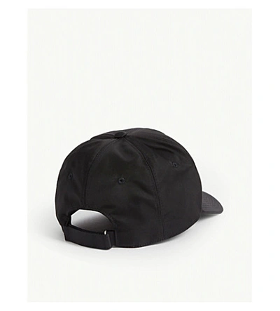 Shop Givenchy Logo-print Nylon Baseball Cap In Black White