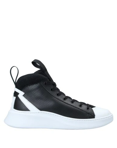 Shop Savio Barbato Sneakers In Black