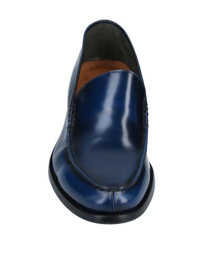 Shop Doucal's Loafers In Blue