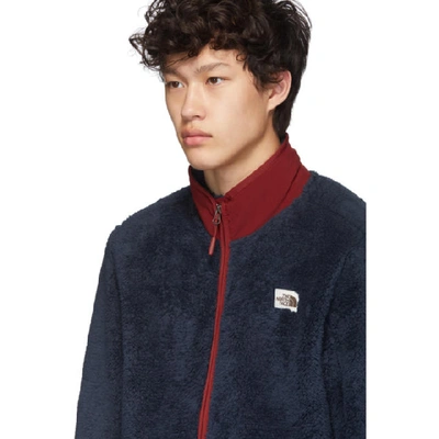 Shop The North Face Navy Campshire Full Zip Jacket In Rgj Urbnavy