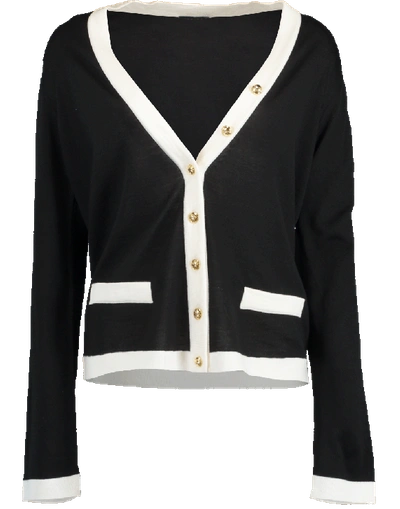 Shop Escada Sebill Cardigan In Black