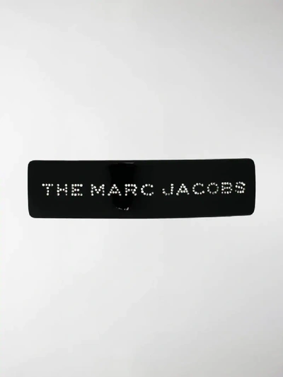 Shop Marc Jacobs Logo Barrette In Black