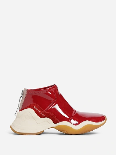 Shop Fendi Sneakers In Red