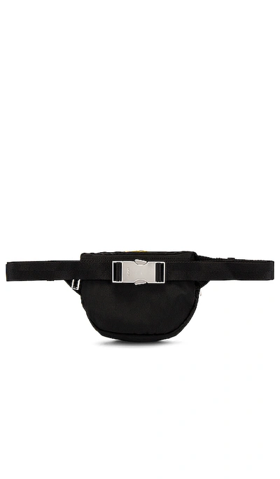 Shop Kenzo Canvas Tiger Belt Bag In Black