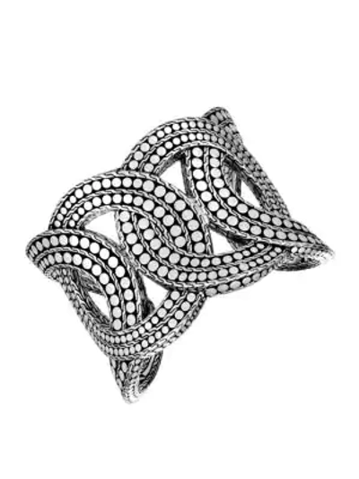 Shop John Hardy Women's Dot Sterling Silver Extra Large Cuffs